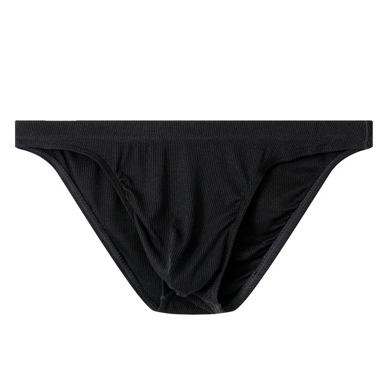 Mens Underwear Solid Briefs Shorts Hombre Man Panties Solid Comfortable Low Waist U Convex Pouch Underpants Cueca Calzoncillo