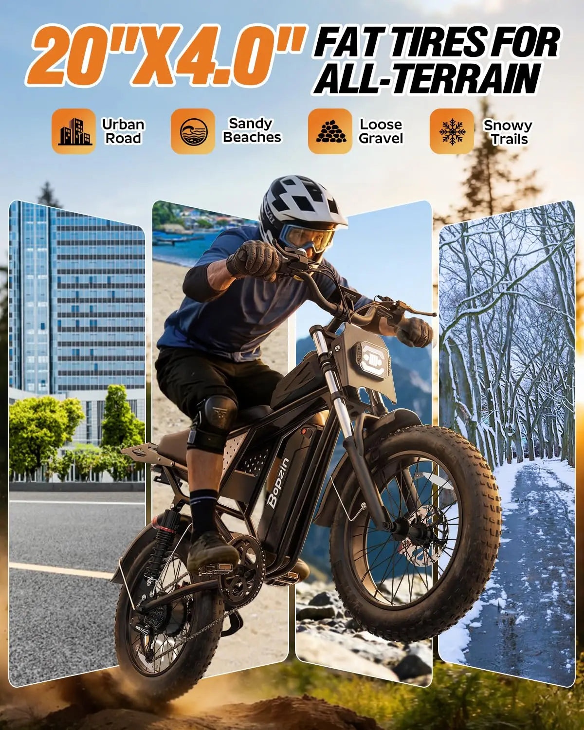 Electric Bike for Adult 1500W Peak Motor, 35MPH Speed, 48V 20AH Removable Large Battery Up to 80 Miles Range, UL, Customized