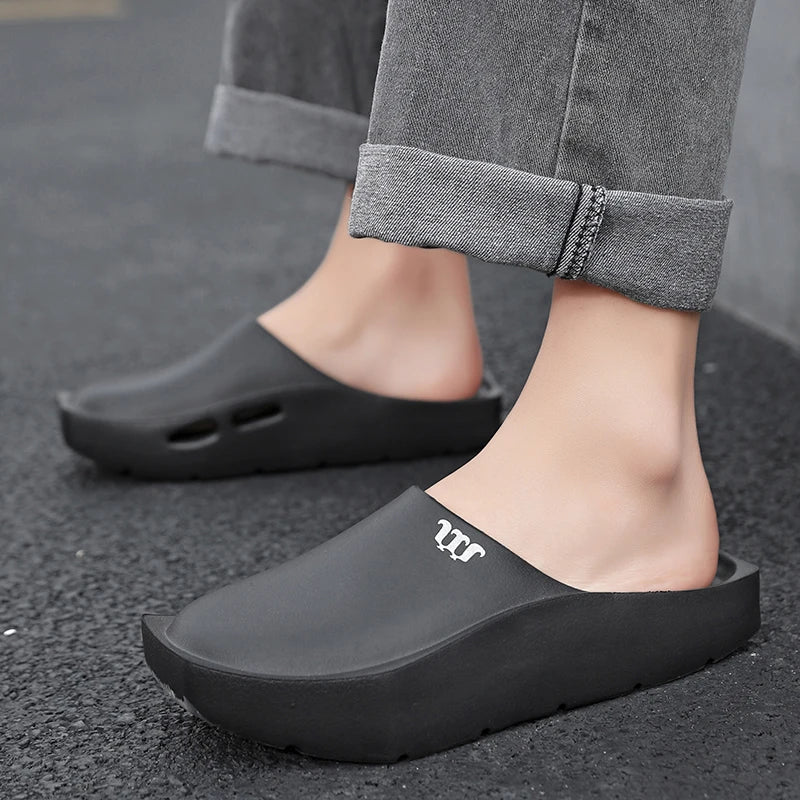 Original Men Slippers Slides Summer Beach Shoes Soft Indoor Thick Bottom Sandal Suitable Outdoor Sandals Flip Flops Designer