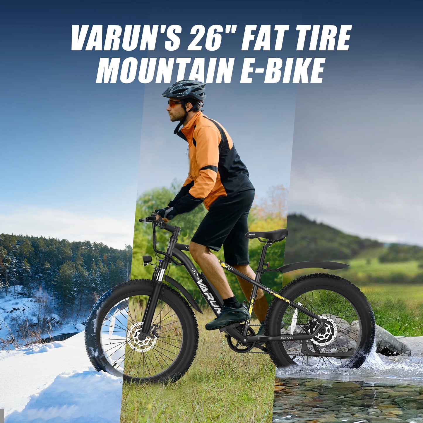 26inch E-Bike for Adults 500W Motor 7-Speed Mountain Electric Bicycle Off-road E-BIKE Urban/Cruise Riding