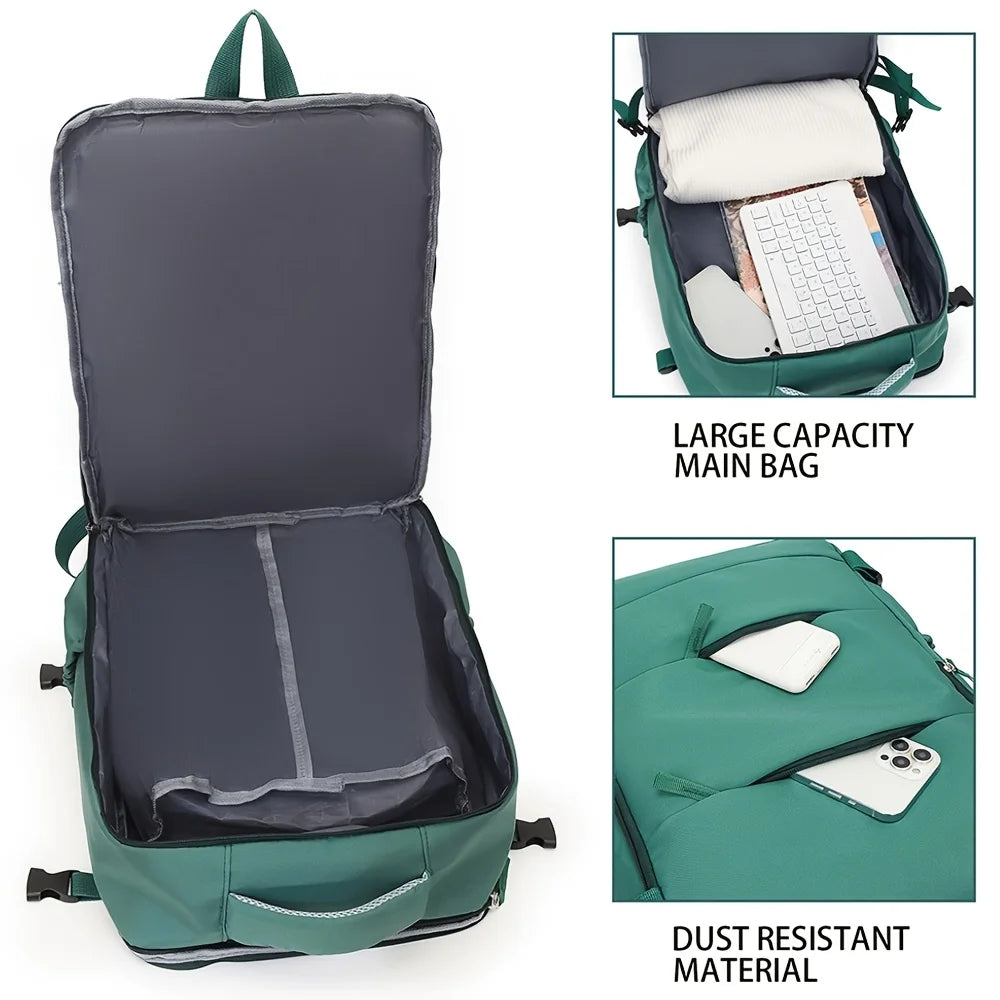 Couples Leisure Lightweight Backpack Travel Backpack Female New Backpack Student Schoolbag Large Capacity Travel Commuter Luggag