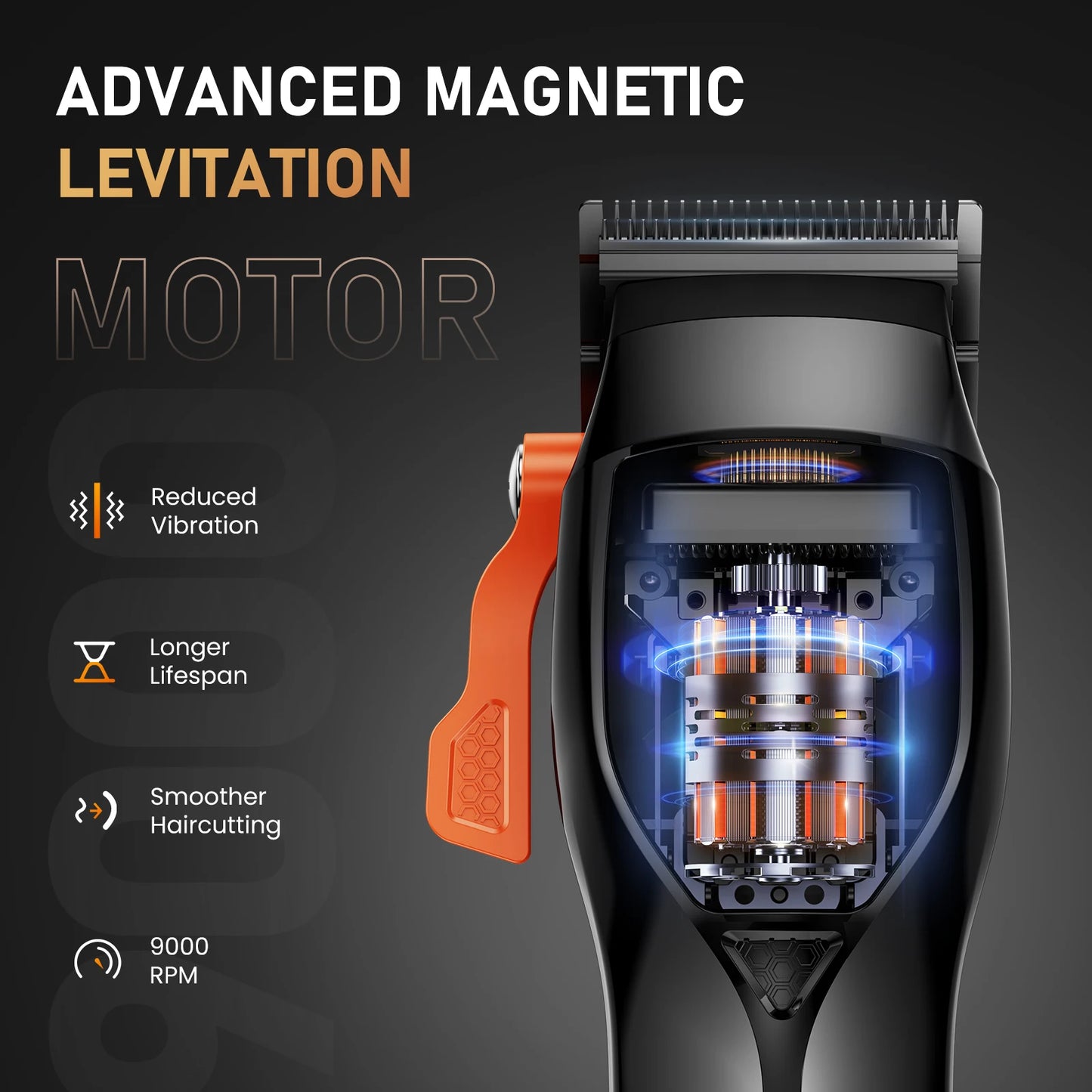 MAXGROOM Professional Hair Clippers&Trimmers Set for Men Premium Home Haircut Kit Cordless Hair Cutting Clippers and Trimmer Set