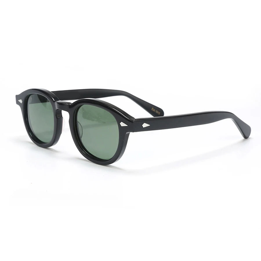 Men's Sunglasses Woman Johnny Depp Polarized Sun Glasses Acetate Frame Luxury Brand Vintage Driver's Shade