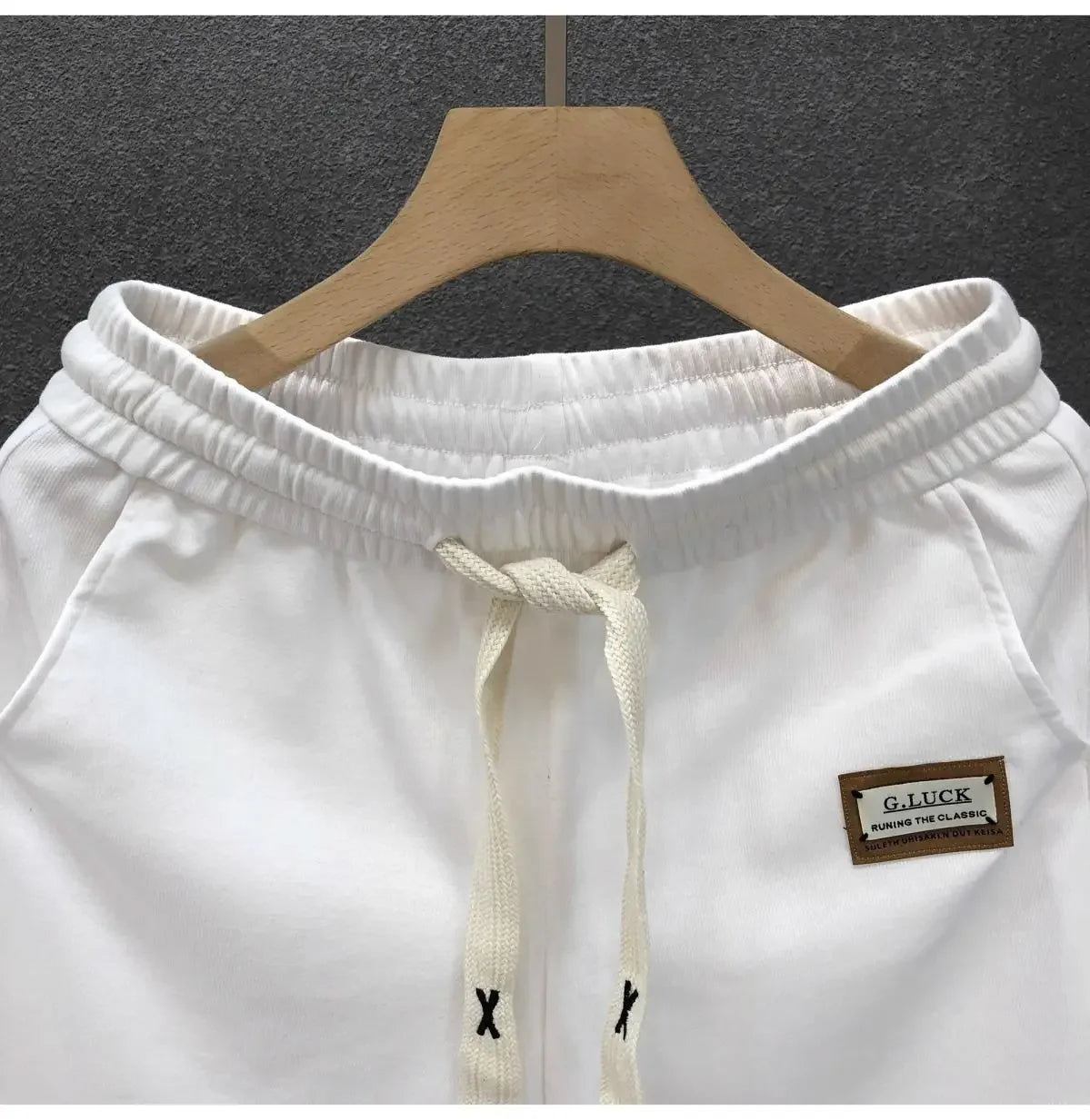 Men's Clothing White Shorts Summer 5-Inch Casual Trendy Sporty Lightweight Versatile Streetwear Fashion New