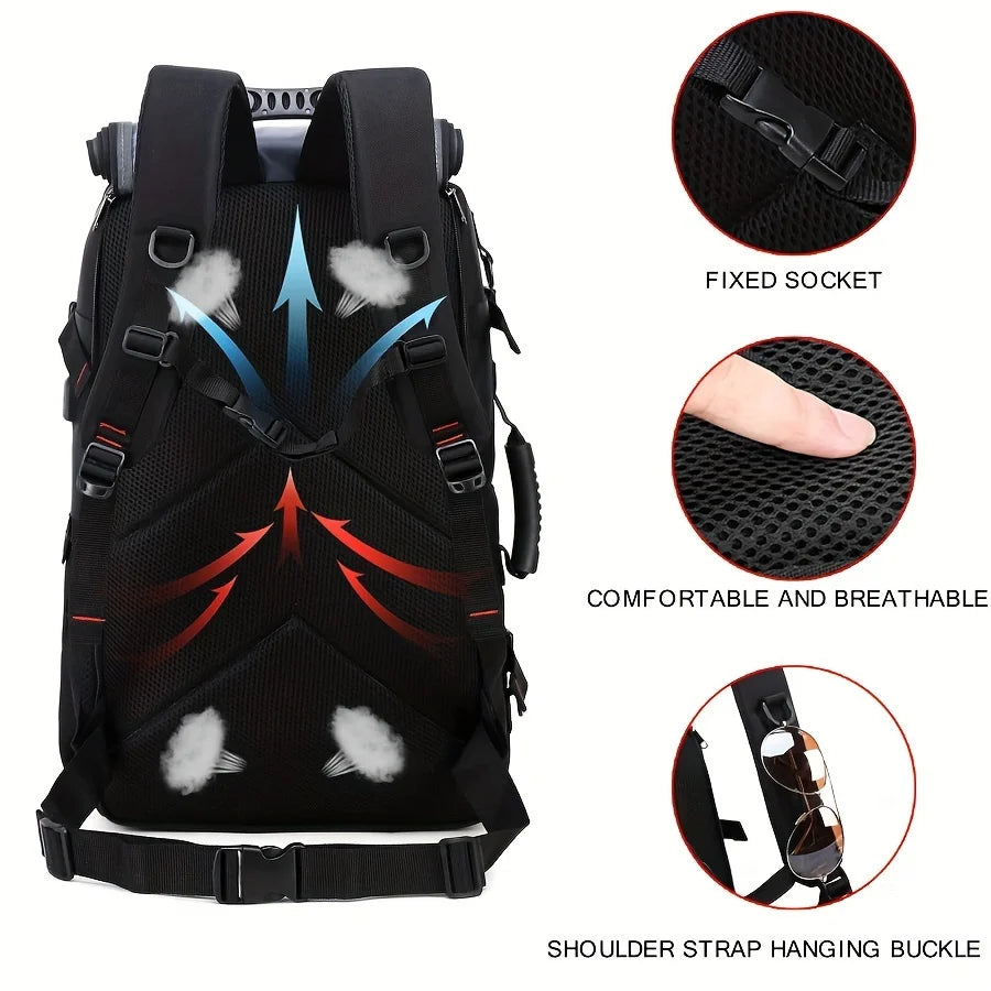 Travel Backpack for Men and Women Large Carry On Bag with Shoe Compartment Approved by Airlines 17Inch Laptop Backpack Gym Bag