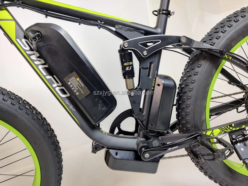 Electric Mountain Bike Dual Motor 2000W 16AH 22.4AH  City Road Bicycle 48V 26inch Fat Tire Adult E Bike  MTB