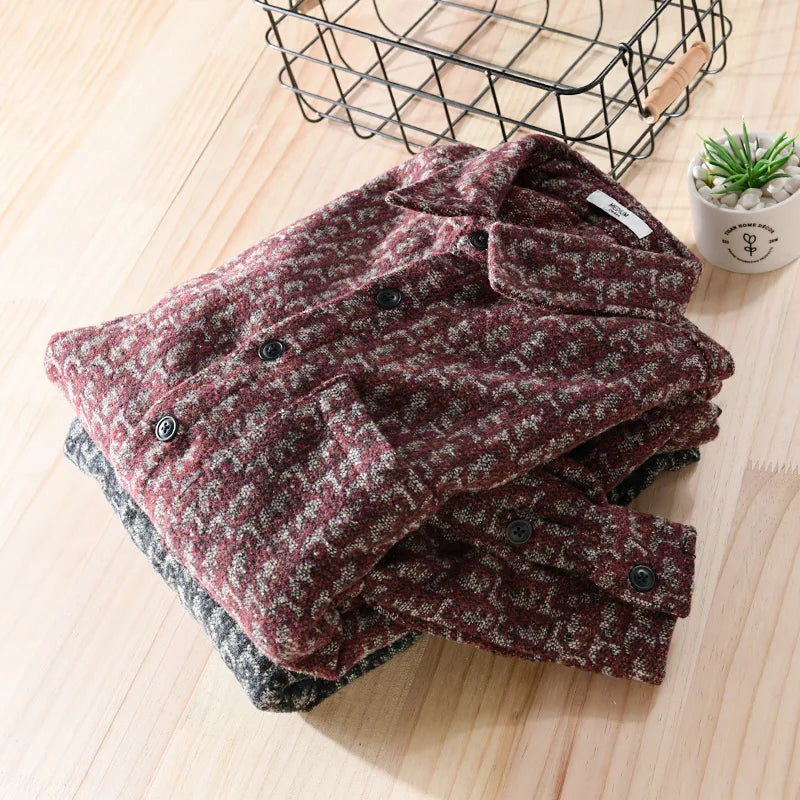 Shirt Autumn Boutique Men's Fashion Slim-fit Gentleman Work Business Everything Youth Trend British Style Long-sleeved Shirt