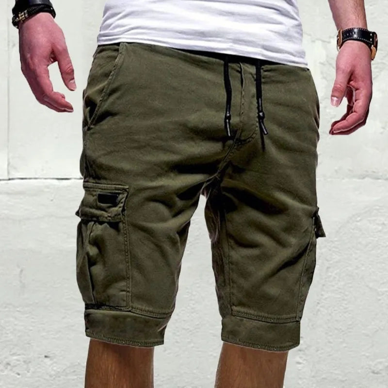 Men's Cargo Shorts - Summer Casual Workout Shorts with Multiple Pockets, Quick-Dry Beach & Gym Shorts for Outdoor Activities