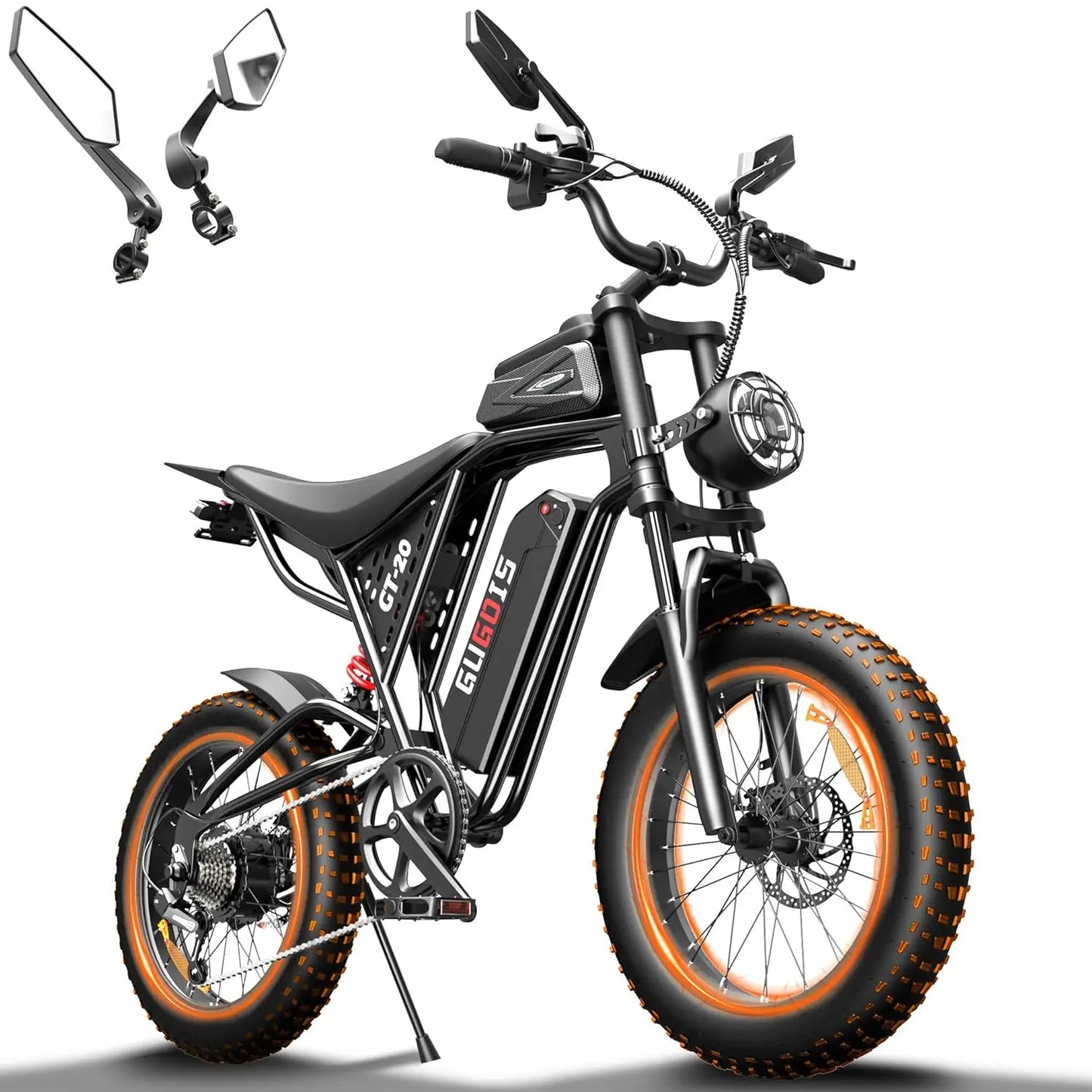 2500W/2000W/1500W Electric Bike for Adults, 40/35/30Mph Fast Ebike with 52V 25Ah/48V 20Ah/15Ah Battery, 90-75 Miles, Customized
