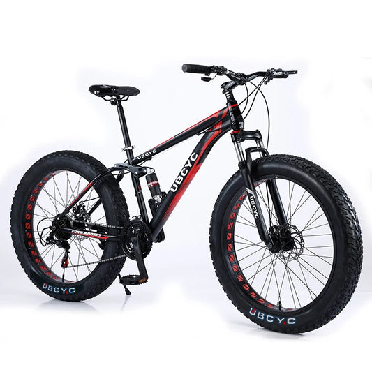 Factory Wholesale Price MTB Snow Surrey Bike/26inch tandem with Large Wheels / 4.0 Fat Tire Surrey Bicycle