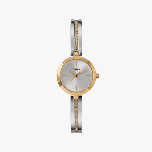 TIMEX Women's Gold/Silver Watch | TW2W96200-0