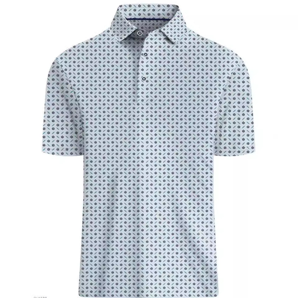 3D Printing European And American Men's Short Sleeve