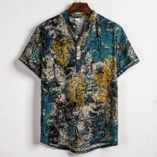 Men's Bamboo And Linen Shirt