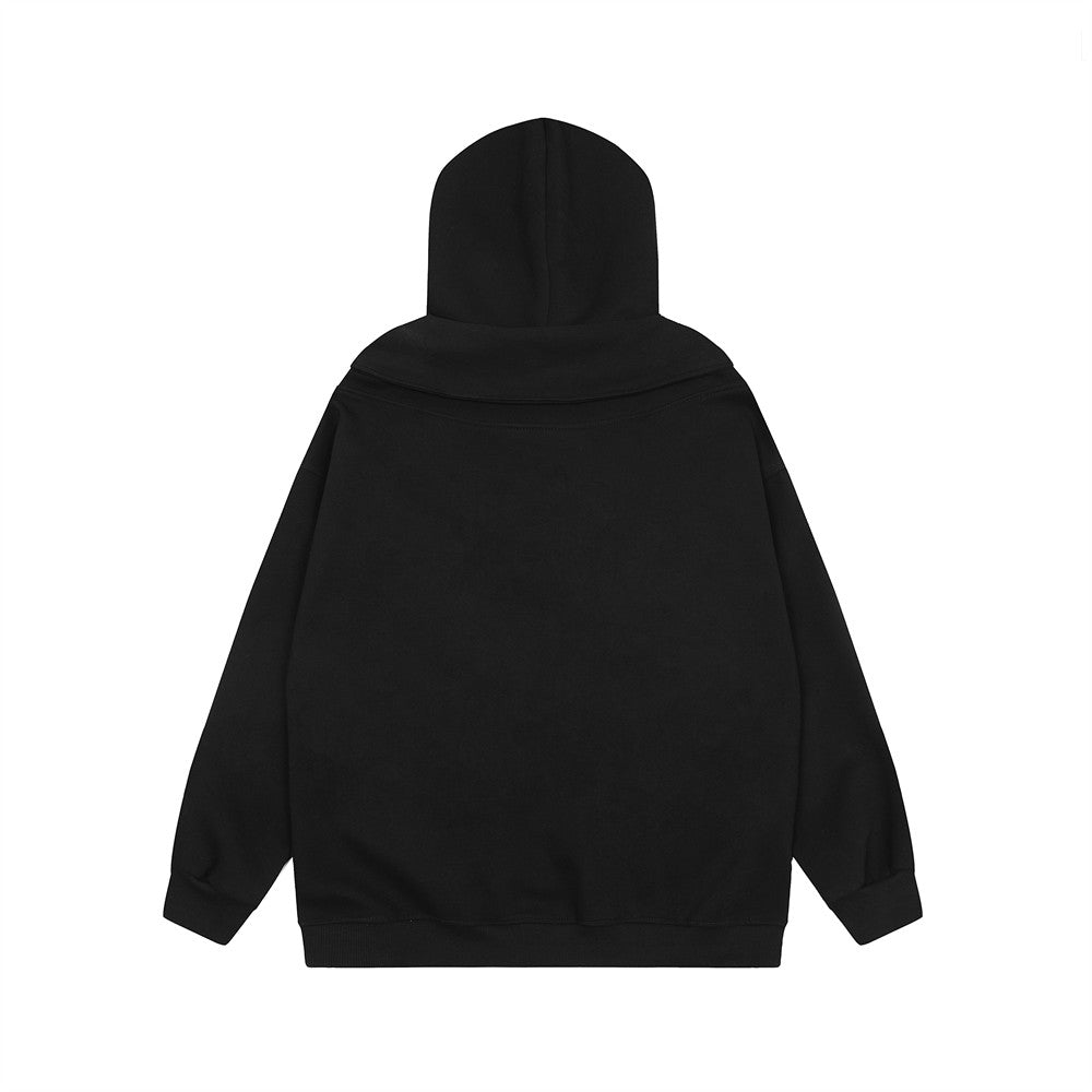 Half Zipper Hooded Sweater For Men