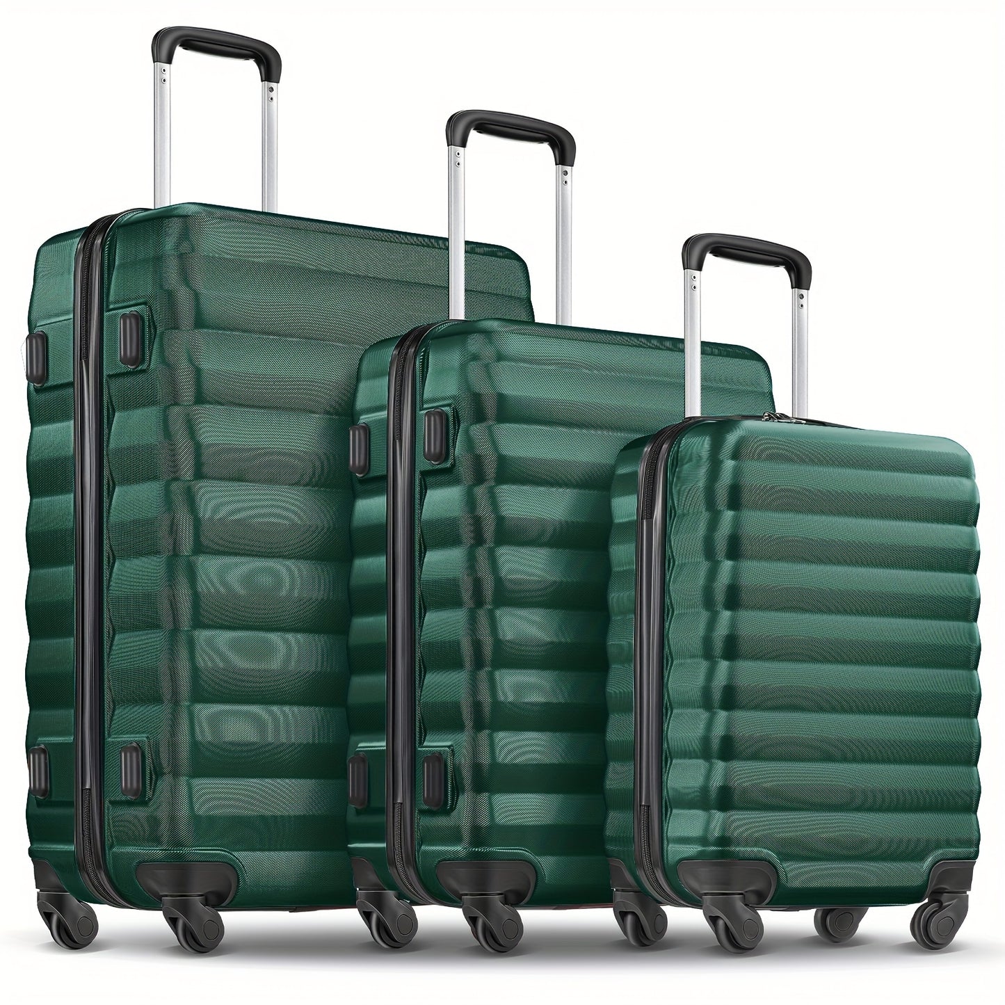 3-Piece Set Luggage (20"+24"+28") for Travel, Large Space and Elegant color, with Secure Combination Lock