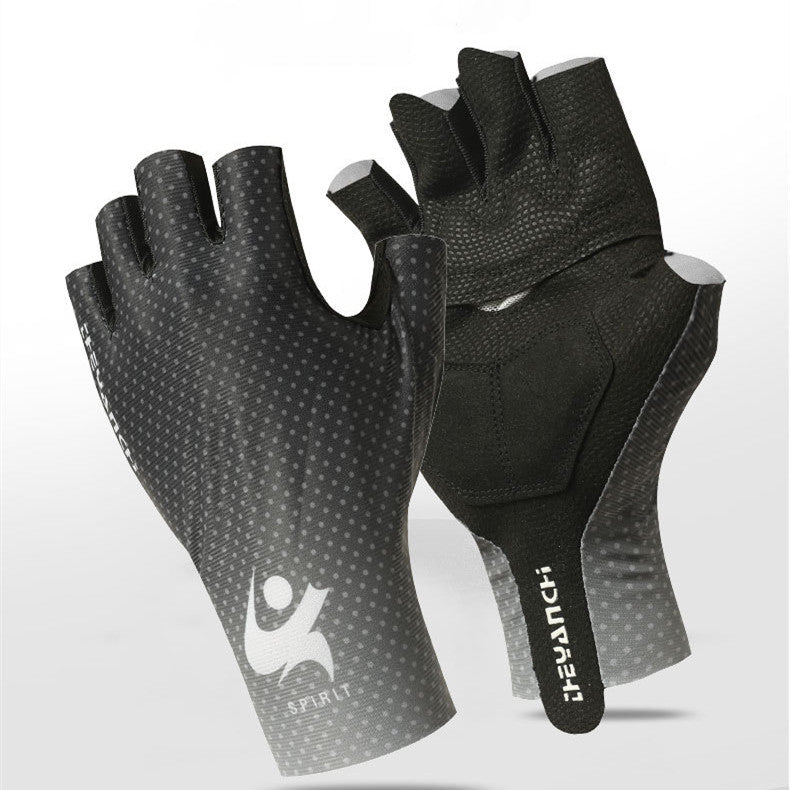 Cycling Gloves Men And Women Spring And Summer Non-slip Half Finger
