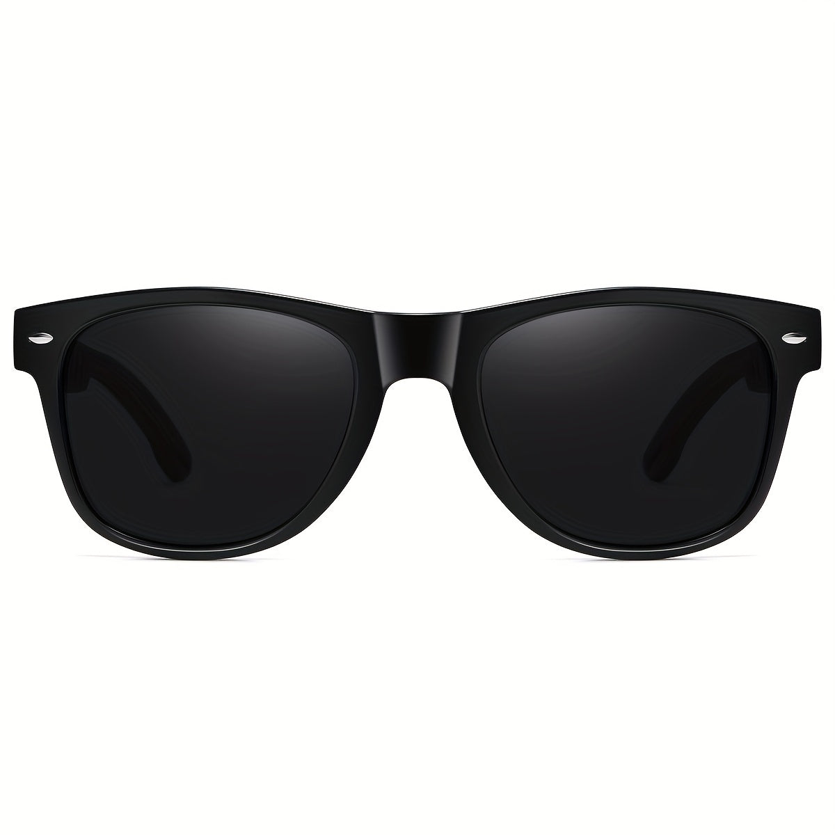 BARCUR, Classic Cool Wooden Temples Sunglasses, UV400 Polarized Sunglasses, For Men Women Holiday Outdoor Beach Vacation Travel Decors