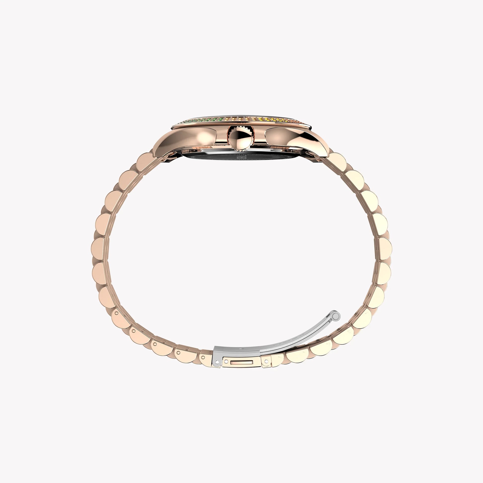 Timex Women's Rose Gold Watch, Crystal Accents | T2P2041J-4