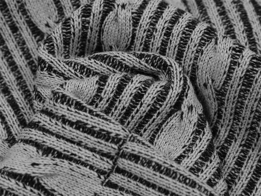 Fashion Vertical Stripes Casual Sweater Men