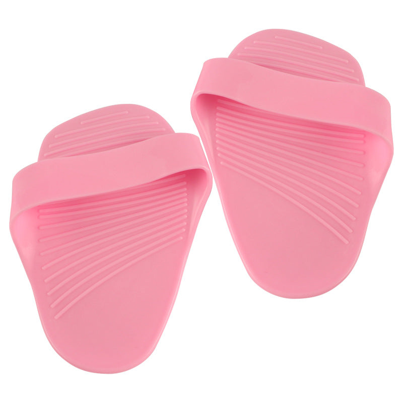Silicone Hand Protector Sports Fitness Dumbbell Weightlifting Silicone Gloves Anti-wear