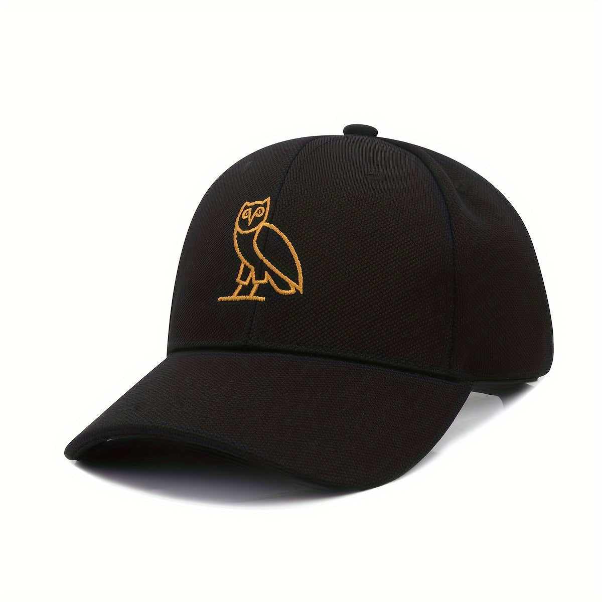 Owl Embroidered Baseball Caps Simple Curved Brim Dad Hat Summer Adjustable Size Sunshade Hat