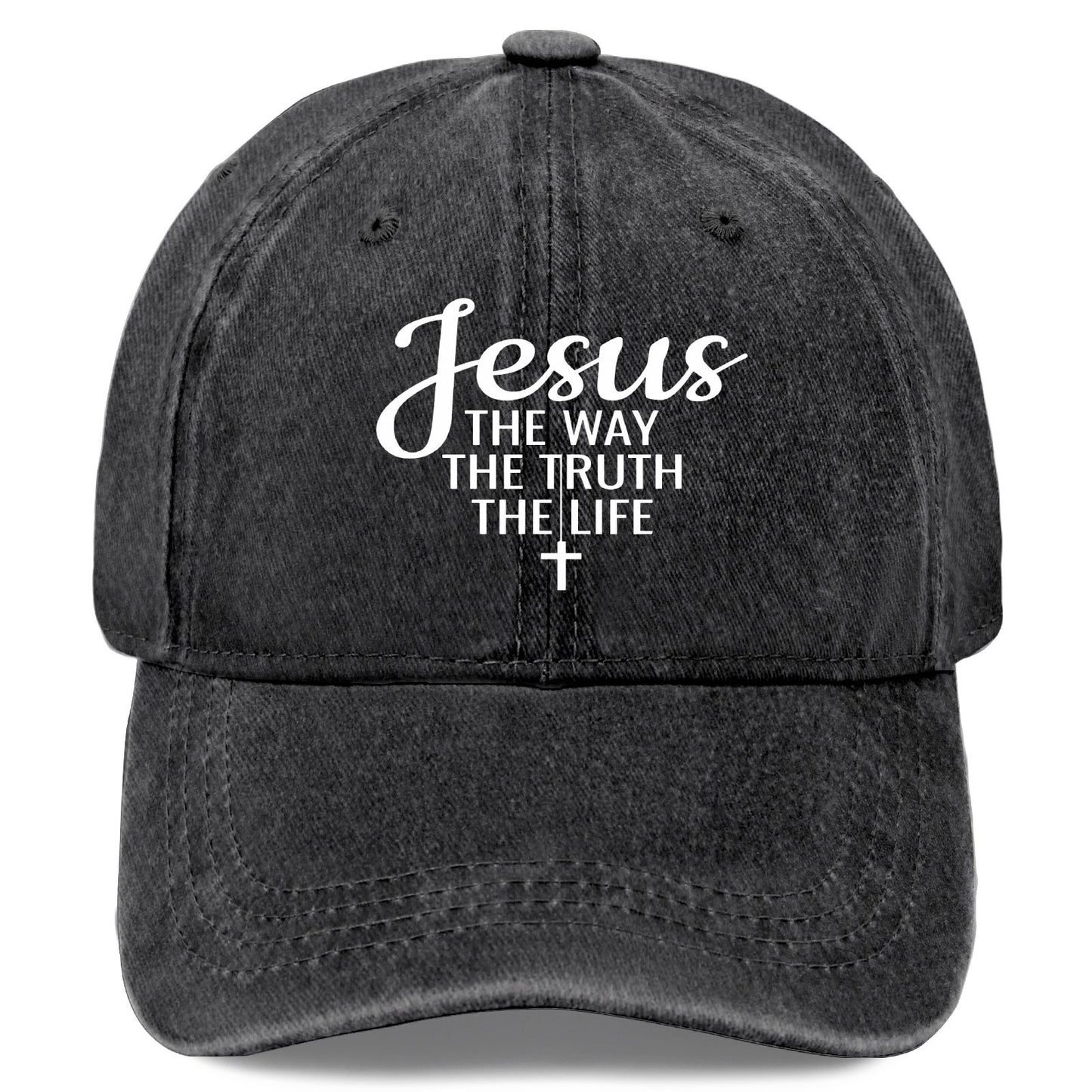 Jesuss The Ways The Life Hats Vintage Cotton Washed Baseball Caps Adjustable Dad Hat crazy funny