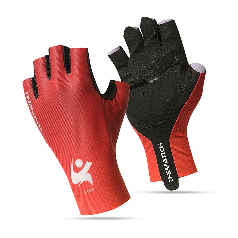 Cycling Gloves Men And Women Spring And Summer Non-slip Half Finger