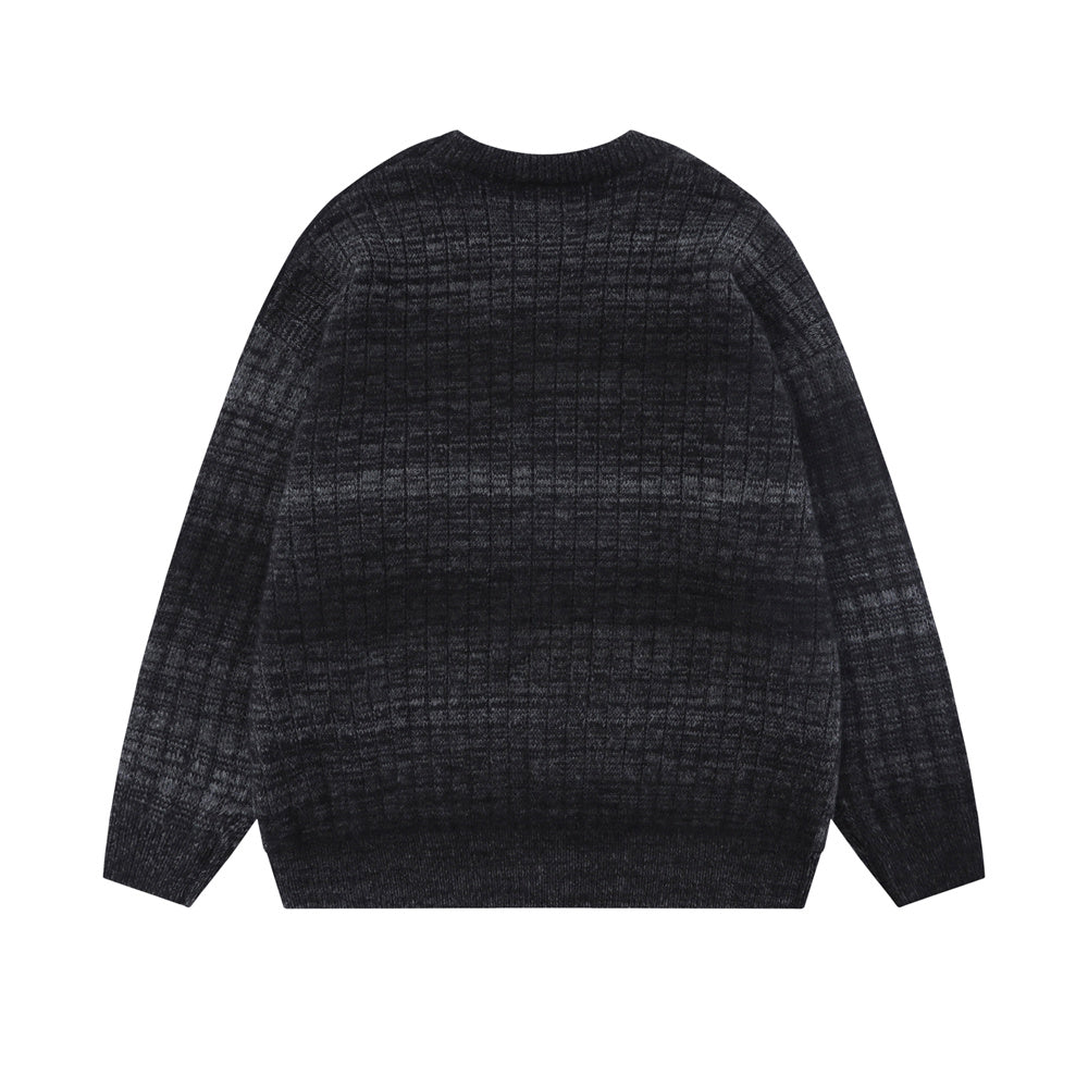 Rendering Gradient Sweater Loose Casual Men