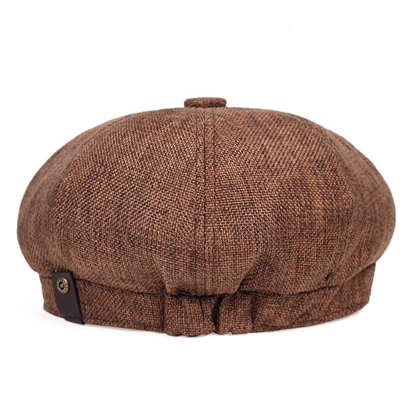 Newsboy Caps Polyester Mature Woven For Men And  Women