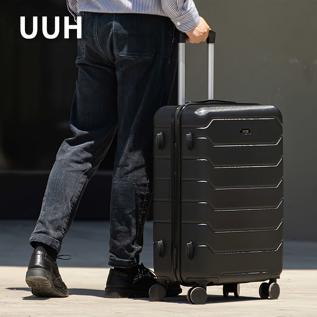 3-Piece Extra-Large Capacity Durable ABS Hardshell Luggage Set - Smooth-Glide Spinner Wheels, Telescopic Handle, Perfect for Frequent Travelers and Family Vacations with Stress-Free Organization and Long-Lasting Durability