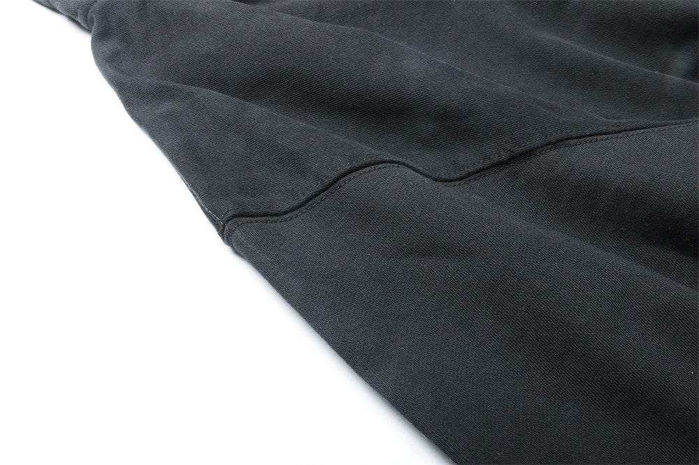 Solid Color Blank Hooded Sweater For Men