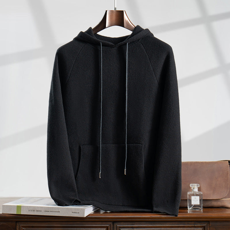 Fall Winter Men Pure Cashmere Sports Sweater