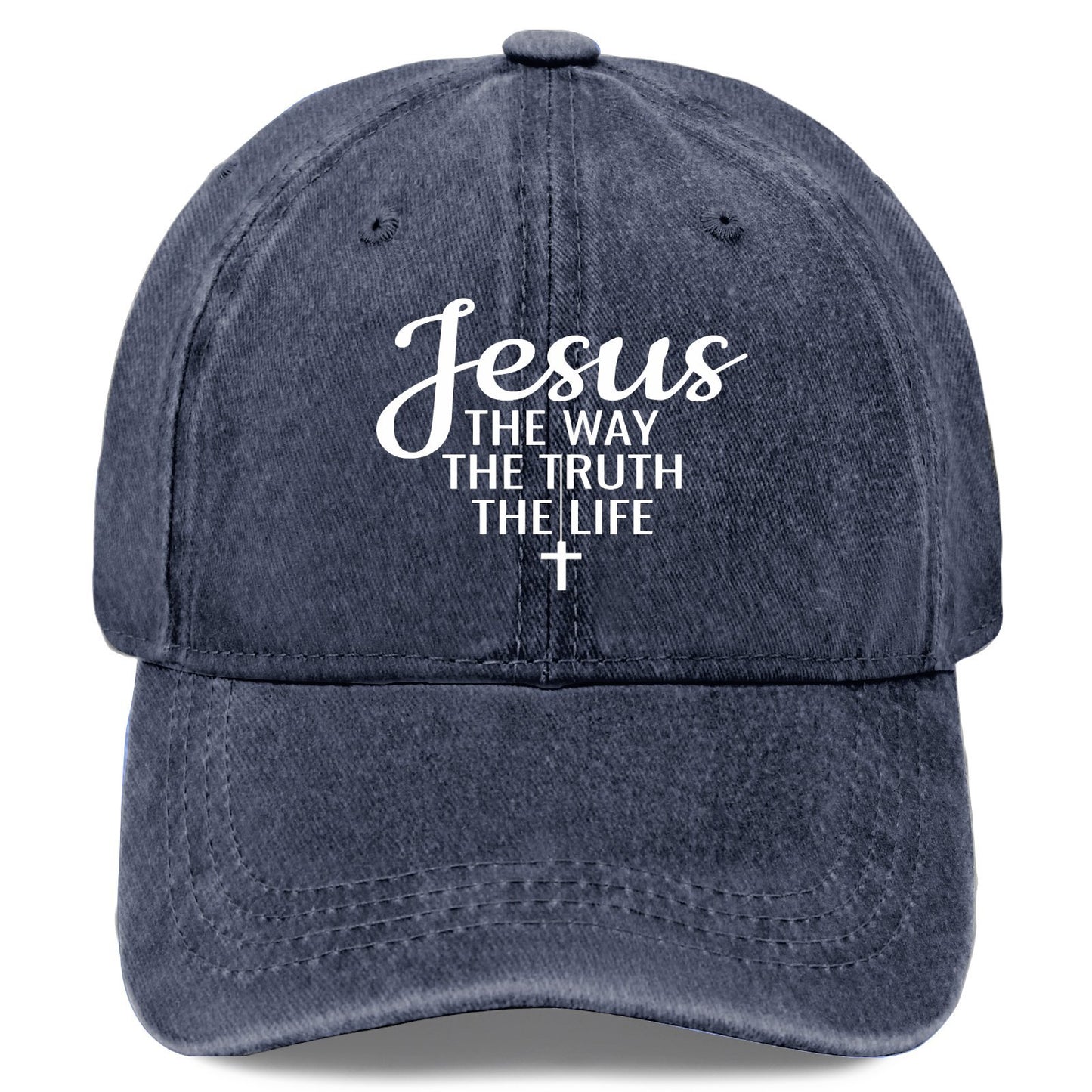 Jesuss The Ways The Life Hats Vintage Cotton Washed Baseball Caps Adjustable Dad Hat crazy funny