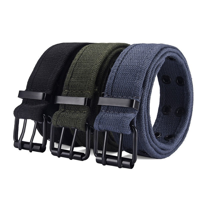 Double Hole Youth Canvas Belt