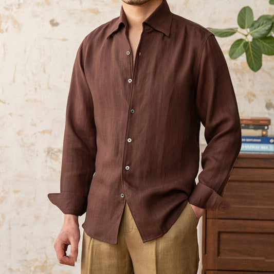 Breathable Casual Light Thin-piece Collar Shirt