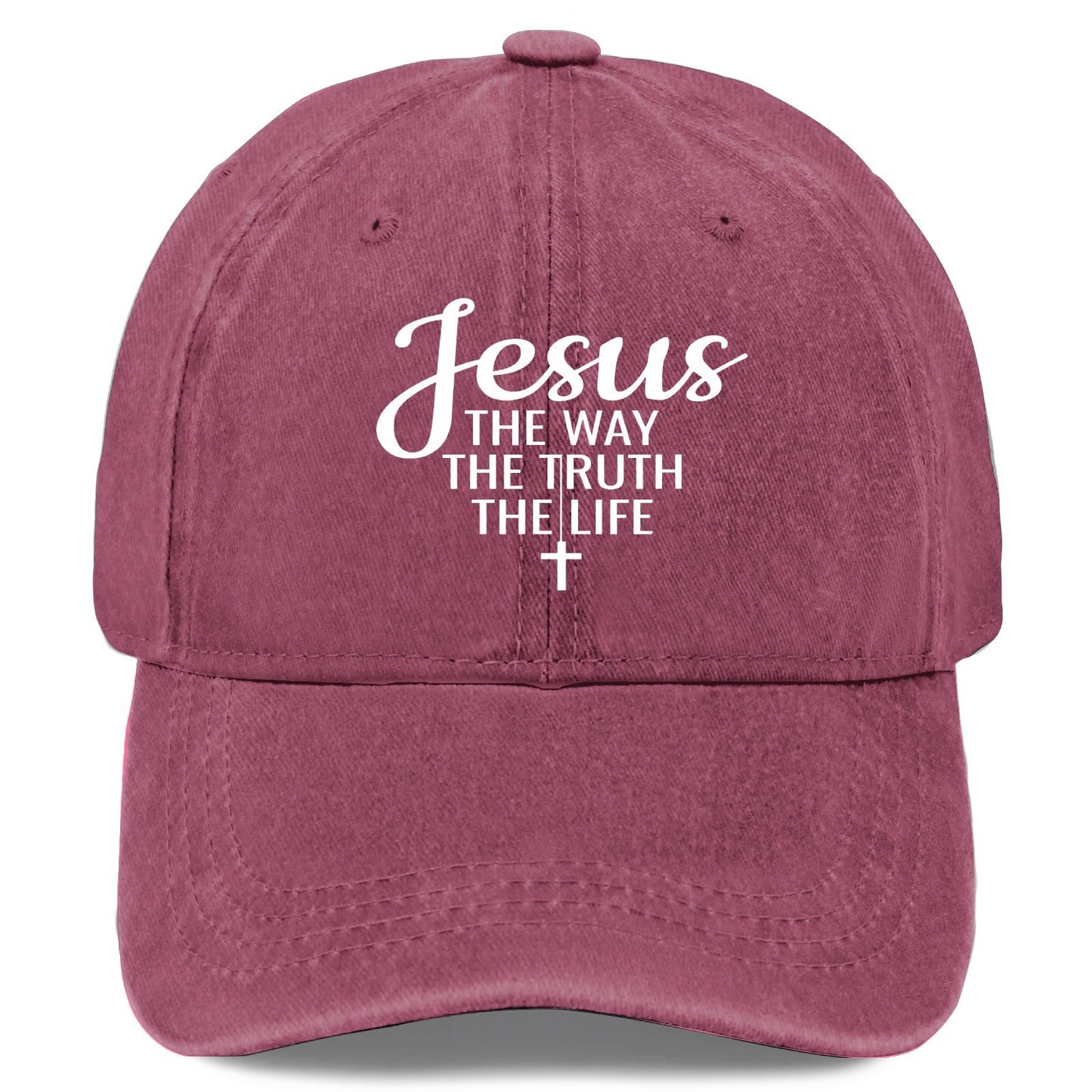 Jesuss The Ways The Life Hats Vintage Cotton Washed Baseball Caps Adjustable Dad Hat crazy funny