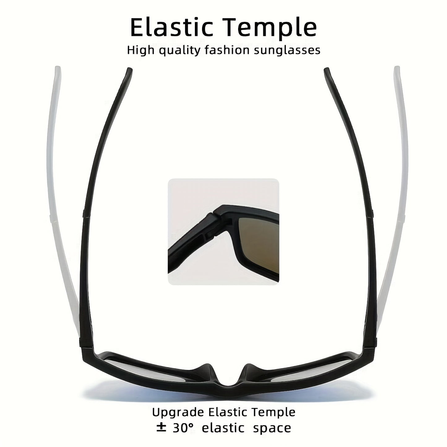 Baolang, Fantasy Exquisite Classic Square Polarized Sunglasses, For Men Women Casual Business Outdoor Sports Party Vacation Travel Driving Fishing Supply Photo Prop, Ideal Choice For Gift