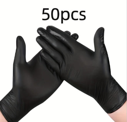 Disposable Black Composite Hand Black Protective Gloves
