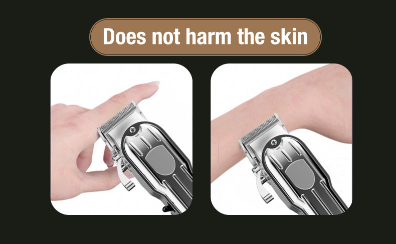 All metal men's hair clipper, electric push clipper, household electric hair clipper, hair salon, high-power pet clipper
