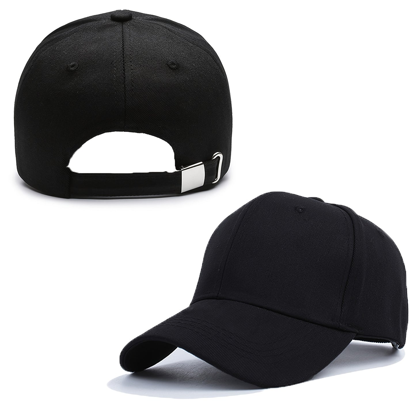 12 Pack Bulk Multicolor Adjustable Blank Baseball Caps in Unisex Solid Color for Running, Cycling and Outdoor