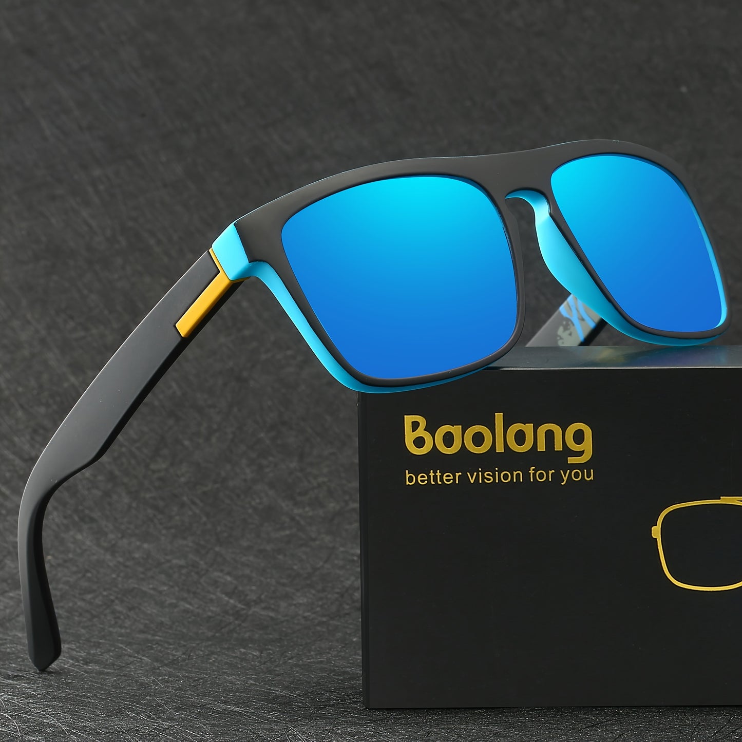 Baolang Elite - Premium Square Polarized Sunglasses with Cool Fantasy Design, Ideal for Men and Women, Casual, Business, Outdoor, Sports, Party, Vacation, Travel, Driving, Fishing, and Photo Prop - Perfect Gift Choice for Fri