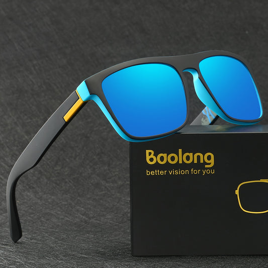 Baolang Elite - Premium Square Polarized Sunglasses with Cool Fantasy Design, Ideal for Men and Women, Casual, Business, Outdoor, Sports, Party, Vacation, Travel, Driving, Fishing, and Photo Prop - Perfect Gift Choice for Fri