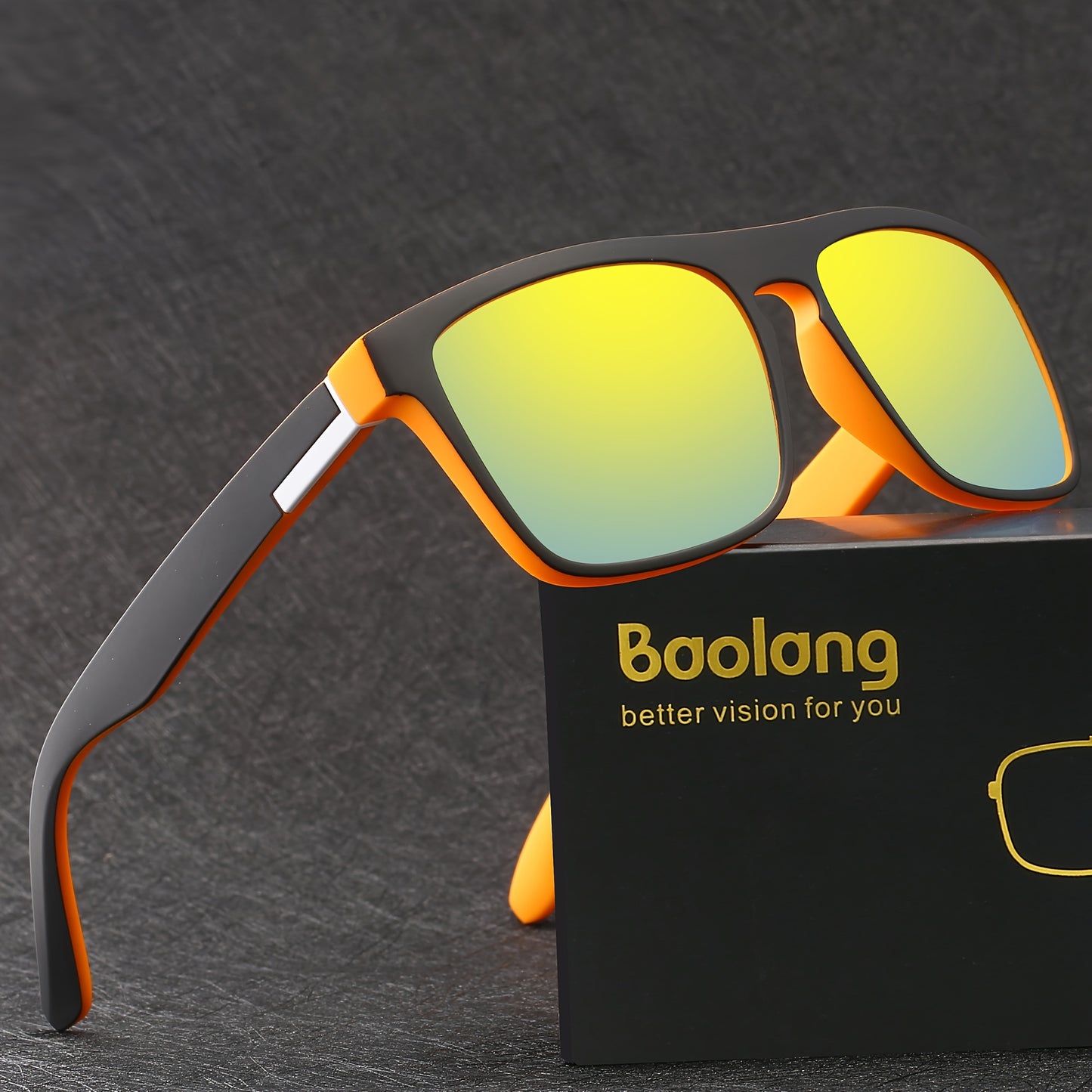 Baolang Elite - Premium Square Polarized Sunglasses with Cool Fantasy Design, Ideal for Men and Women, Casual, Business, Outdoor, Sports, Party, Vacation, Travel, Driving, Fishing, and Photo Prop - Perfect Gift Choice for Fri