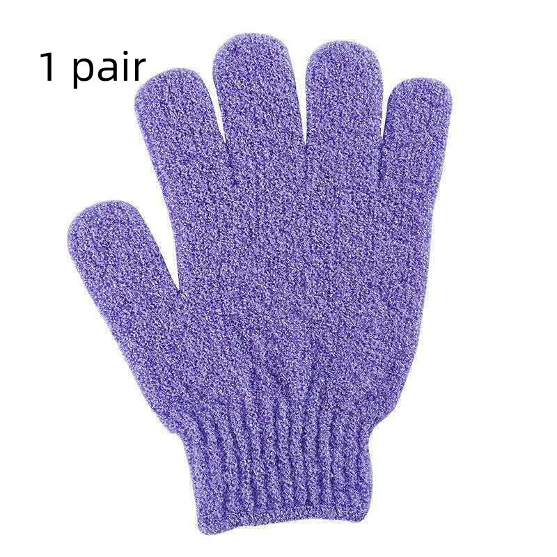 Bath towel gloves Candy color mud towel Bathroom glove bath towel