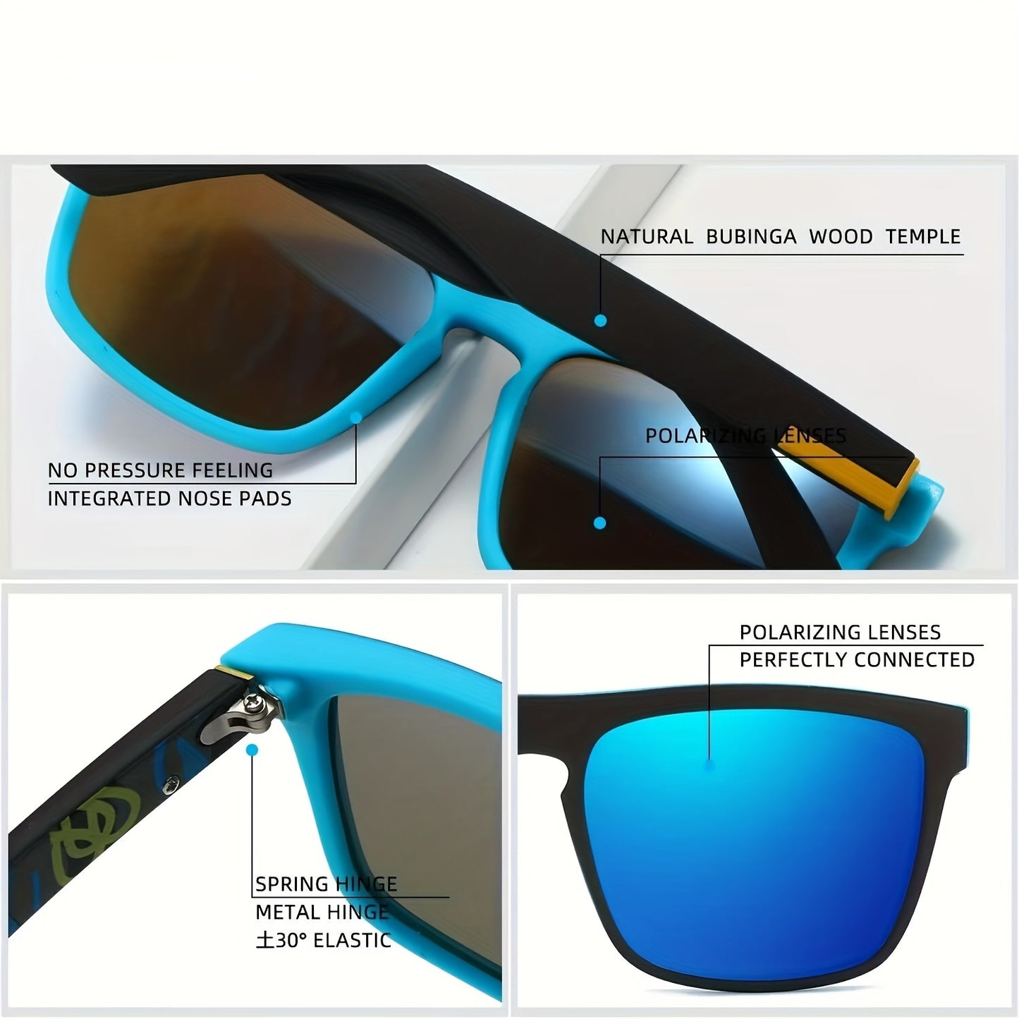Baolang Elite - Premium Square Polarized Sunglasses with Cool Fantasy Design, Ideal for Men and Women, Casual, Business, Outdoor, Sports, Party, Vacation, Travel, Driving, Fishing, and Photo Prop - Perfect Gift Choice for Fri