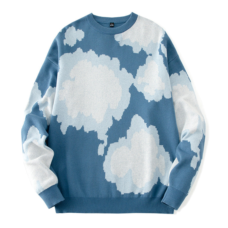 Round Neck Sweater Men And Women Loose Pullover Sweater
