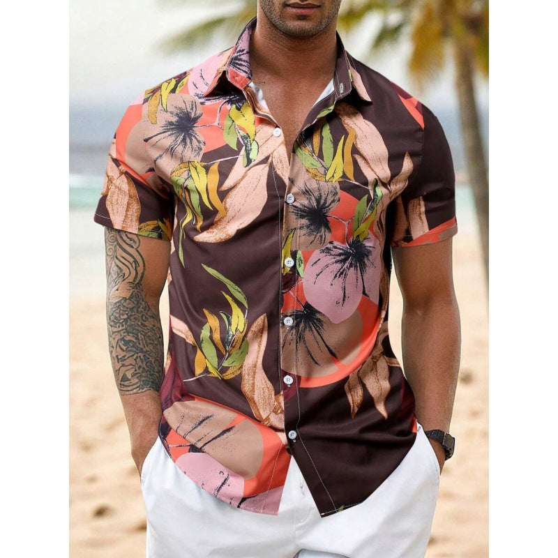 Men's Shirt 3D Printing Stitching Cartoon