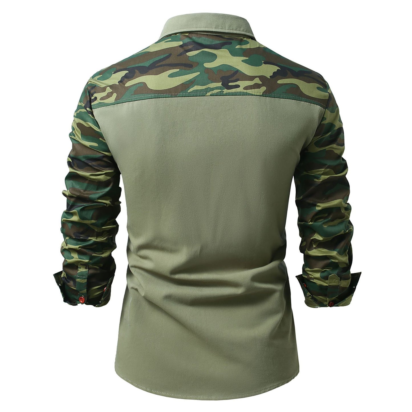 New Men's Army Outdoor Camouflage Long Sleeve Shirt