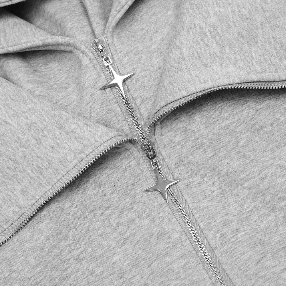 Half Zipper Hooded Sweater For Men