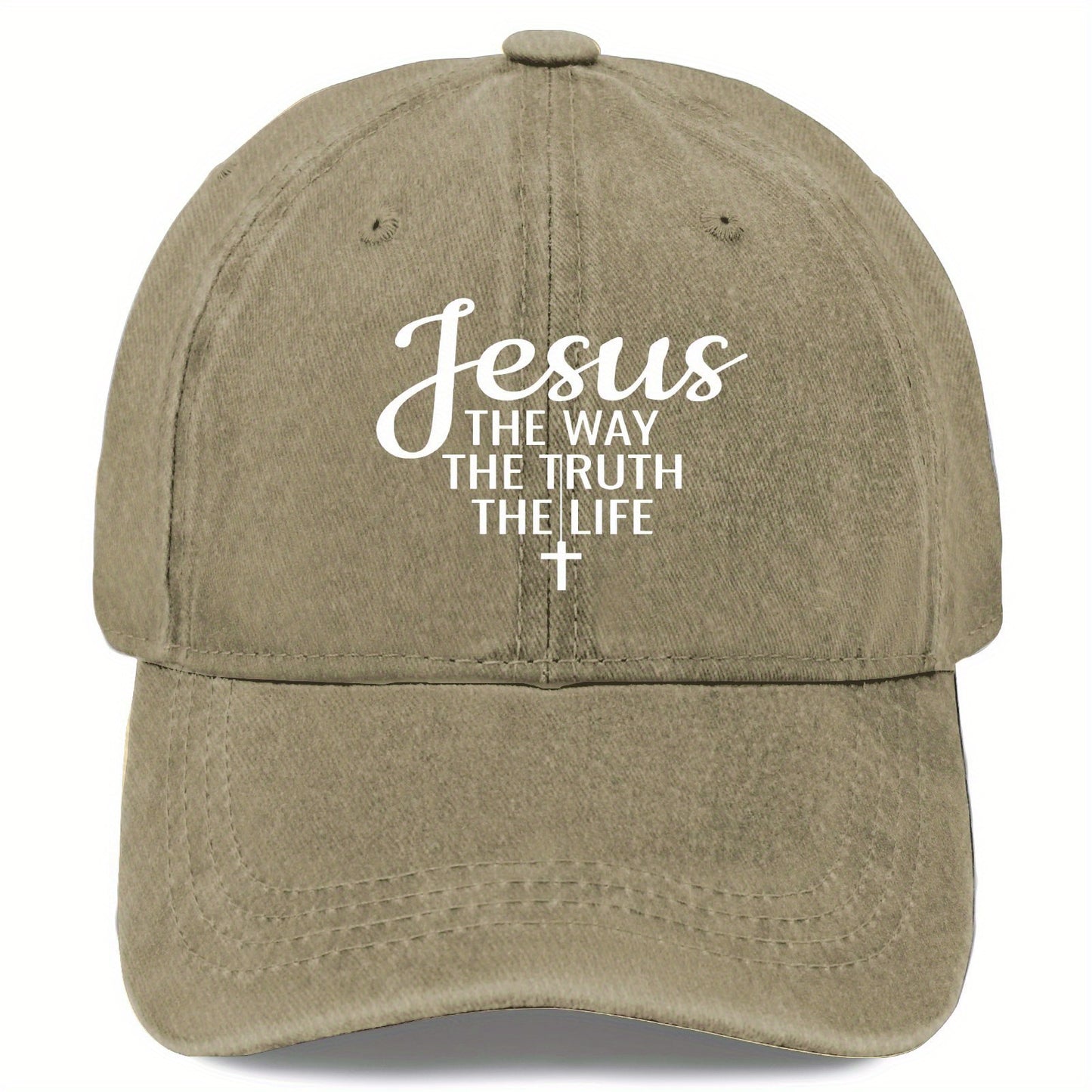 Jesuss The Ways The Life Hats Vintage Cotton Washed Baseball Caps Adjustable Dad Hat crazy funny